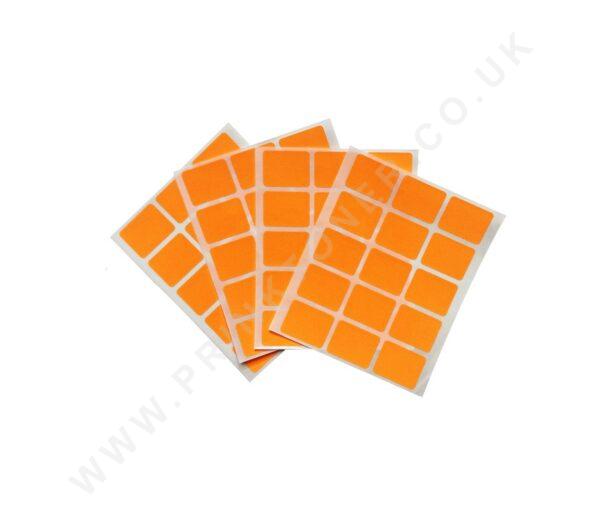 Fluorescent Orange 19x25mm Labels Fluorescent Orange 19x25mm Labels
